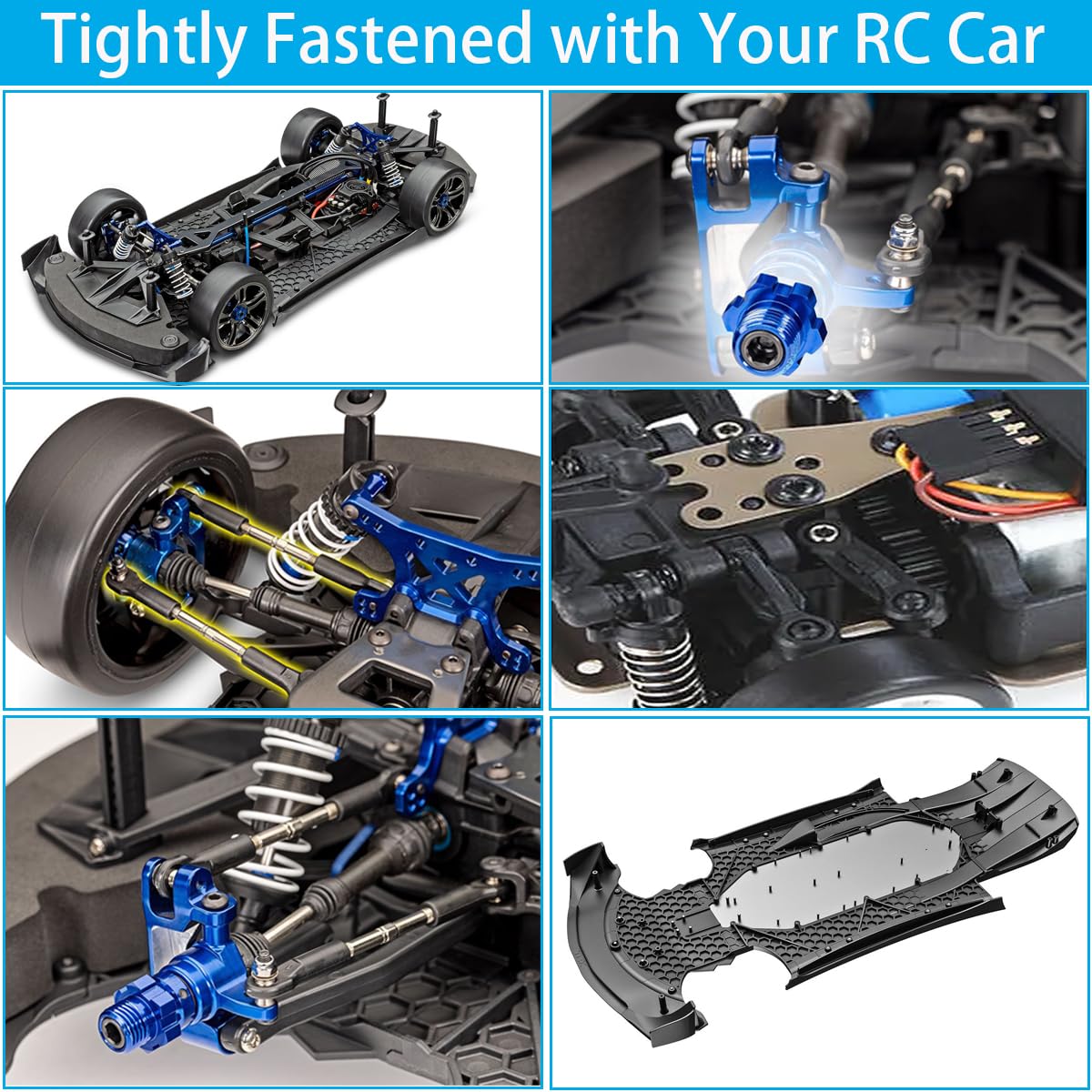 RC Car Stand and 652 PCS RC Screw Kit RC Car Work Stand Repair Workstation RC Hardware Kit Universal RC Car Screw Tools Assortme