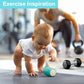 iPlay, iLearn Baby First Gym Rattle Set - 4PCS Infant Dumbbell Teething Toys for 3-12 Months, Multicolor, Perfect Newborn Gift
