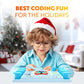 Playz My First Coding & Computer Science Kit - Learn About Binary Codes, Encryption, Algorithms & Pixelation Through Fun Puzzling Activities Without Using A Computer For Boys, Girls, Teenagers, Kids