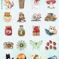 Aowdiao 150 Pcs Aesthetic Stickers Pack - Waterproof, Durable Designs For Teens, Kids, And Adults - Ideal For Parties, Gifts, An