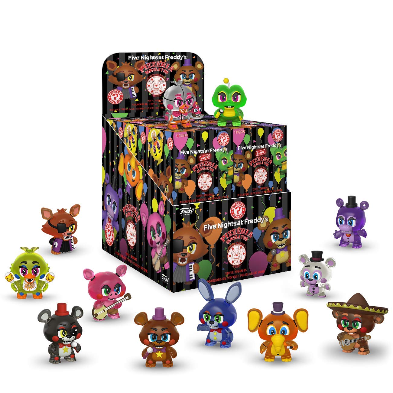 Funko Mystery Minis Five Nights at Freddy's Pizza Simulator Vinyl Figure - Multicolor Model 45636