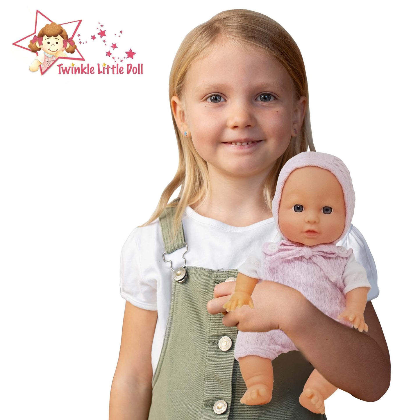 12 Inch Realistic Baby Doll With Soft Body And Vinyl Head, Arms, And Legs, Beautiful Soft Baby Doll Dressed In A Matching Onesie