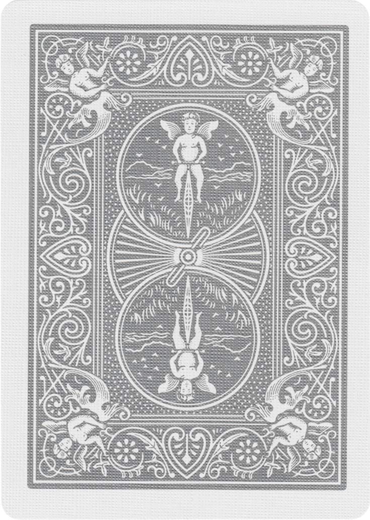 Bicycle Rider Back Silver Deck