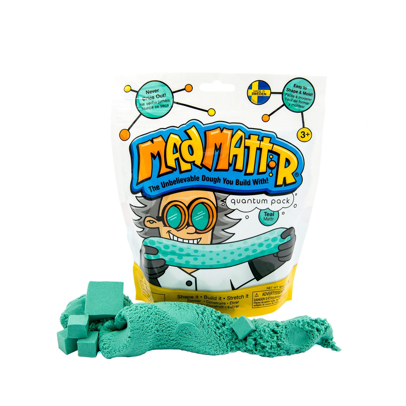 Mad Mattr is The Addictive, Super-Soft, and Satisfying Dough-Like Material That Shapes and molds Easily and Never Dries Out (Tea