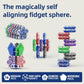 Aiqi 14-Piece Set Magnetic Fidget Sphere Pentagons - Building Blocks Magnetic Stress Relief Desk Magnet Toys For Relaxation And
