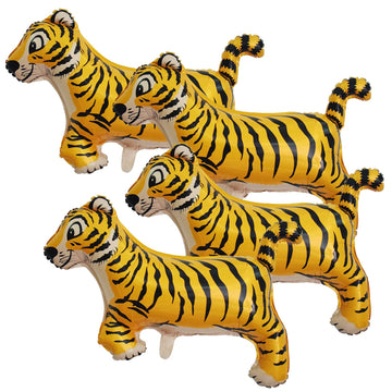 Giant Tiger Balloons 40 Inch Tiger Shaped Balloons Woodland Tiger Balloons For Jungle Safari Themed Kids Birthday Party Decorati