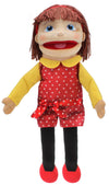 The Puppet Company Medium Sized Puppet Buddies Girl Hand Puppet - Light Skin Tone