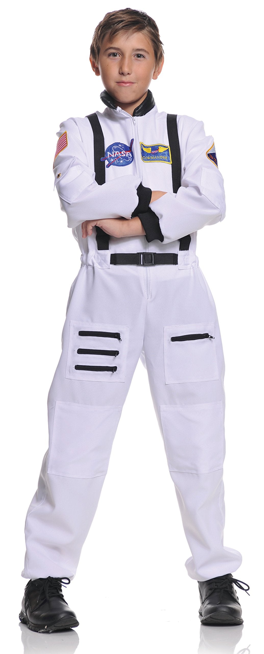 Underwraps Children'S Astronaut Costume - White, Small (4-6)