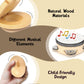 Natural Wooden Toddler Musical Instruments - Montessori Musical Instruments For Toddlers 1-3 Grades – Colorful Kids Xylophone Tambourine Maracas Shaker Egg Castanet Baby Musical Instruments