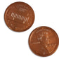 LEARNING ADVANTAGE Play Pennies - Set of 100 Plastic Coins for Teaching Money Math - Realistic US Currency Size