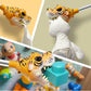 DINOBROS 16-Inch Tiger Grabber Toy - Interactive Pick-Up Reacher Tool for Kids | Animal Robot Hand Claw Toys