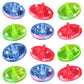 ArtCreativity 12 Pack Flashing Light Up Spinner Toys Set with LED Effects for Birthday Party Favors for Boys and Girls, Gift Bag