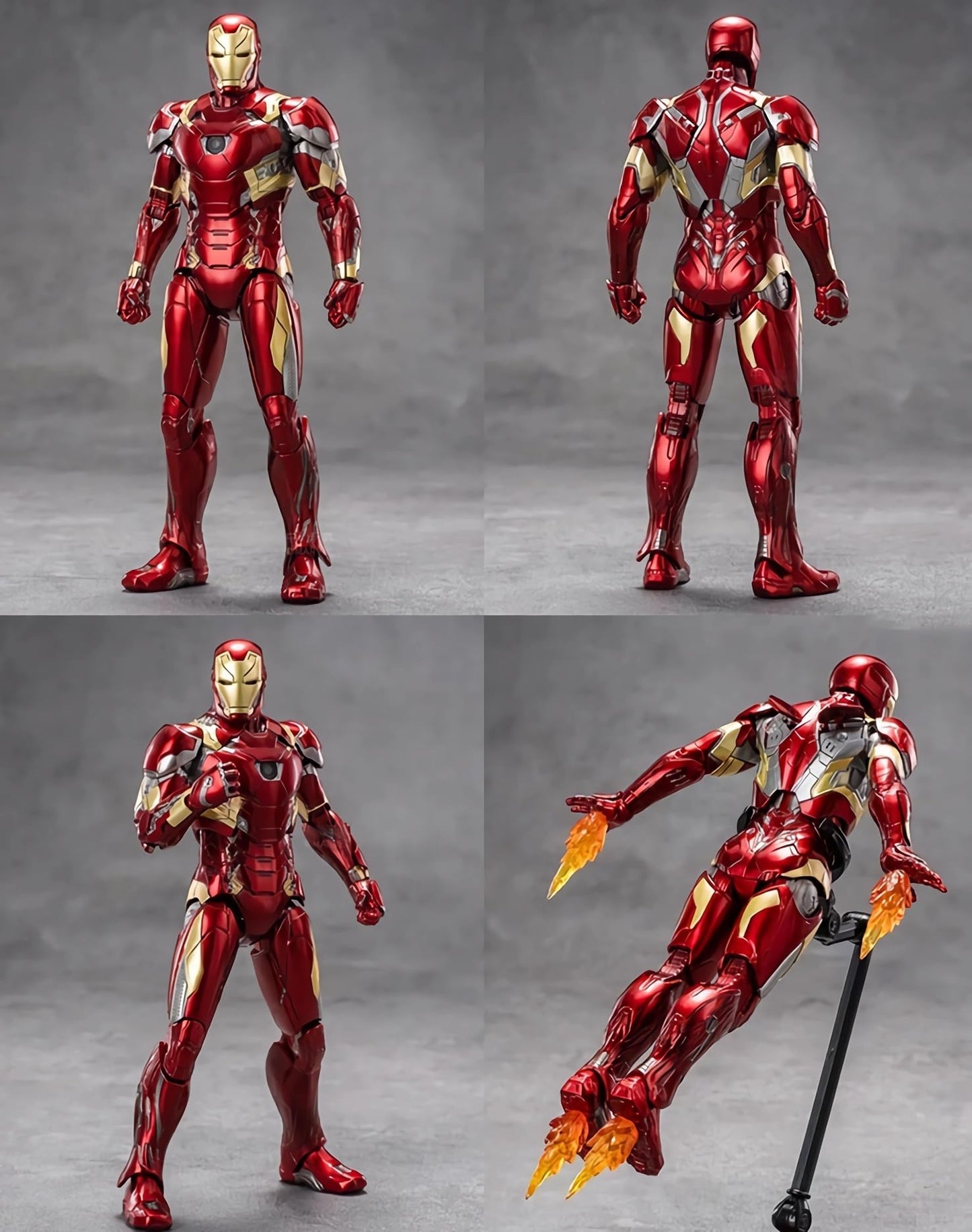 Banobi 7 Inch Ironman Mk46 Action Figure (1/10 Scale) With Lots Of Accessories,Exquisite Painting Collectible Toy