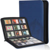 9 Pocket Card Binder  enhanced Zip Trading Card Binder  360 Double Sided Pocket PU Collection Binder  Collector Album  Card Folder for MTG  TCG  Sports Cards  (Blue)