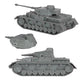 BMC Toys Panzer IV Tank Model Sd.Kfz. 161 - Small Charcoal Gray Plastic Military Vehicle 1:38 Scale