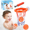 Enthur Bath Toy Fun Basketball Hoop & Balls Set For Boys And Girls Kid & Toddler Bath Toys Gift Set 3 Balls Included