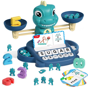 Hopeeye Dinosaur Kindergarten Preschool Learning Activities Math Counting Matching Letter Toys - Toddler Educational Toys For 3 