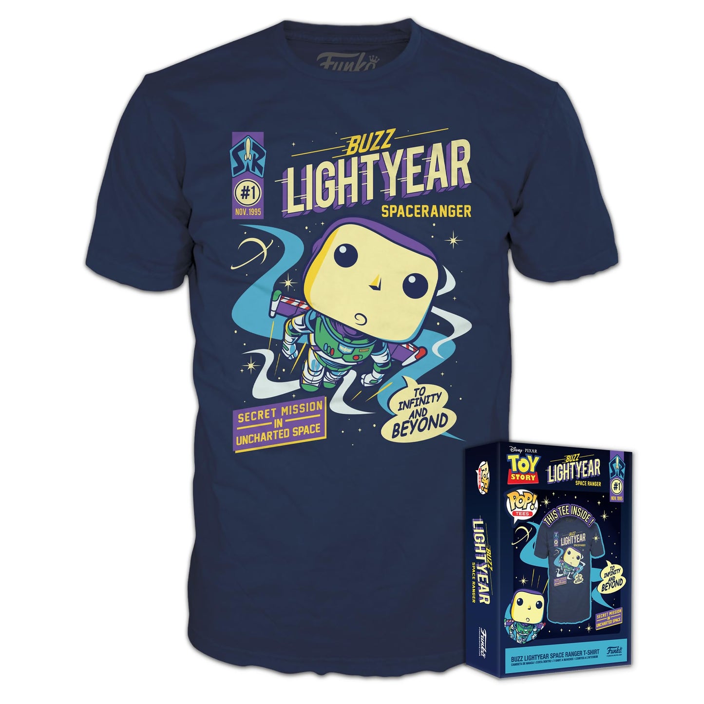 Funko Pop! Boxed Tee: Toy Story - Buzz - L