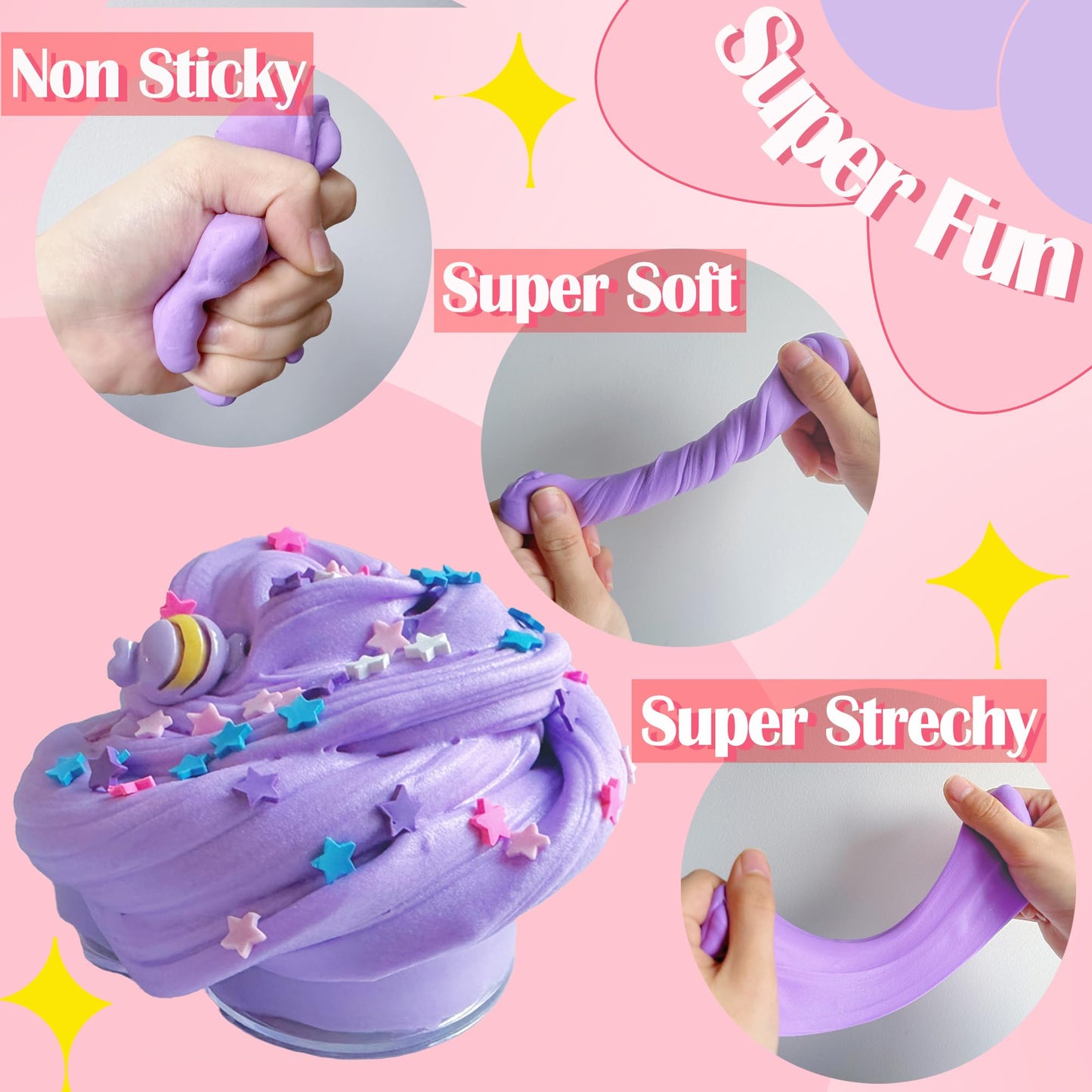 SHGIUOAX 28 Pack Holiday Day Slimes, Heart Shaped Glitter DIY Slime Kits with Greeting Cards for School Classroom, Valentine Par