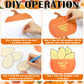 AmazingSpark 36 Set Thanksgiving Pumpkin Craft Kits Christian Give Thanks Crafts Pumpkin Seeds Thank You God Decorations for Tha