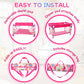Babeside Baby Doll Crib, Baby Doll Bed For 17-21 Inch Dolls, Foldable Baby Doll Playpen Toy Crib, Reborn Baby Doll Accessories W