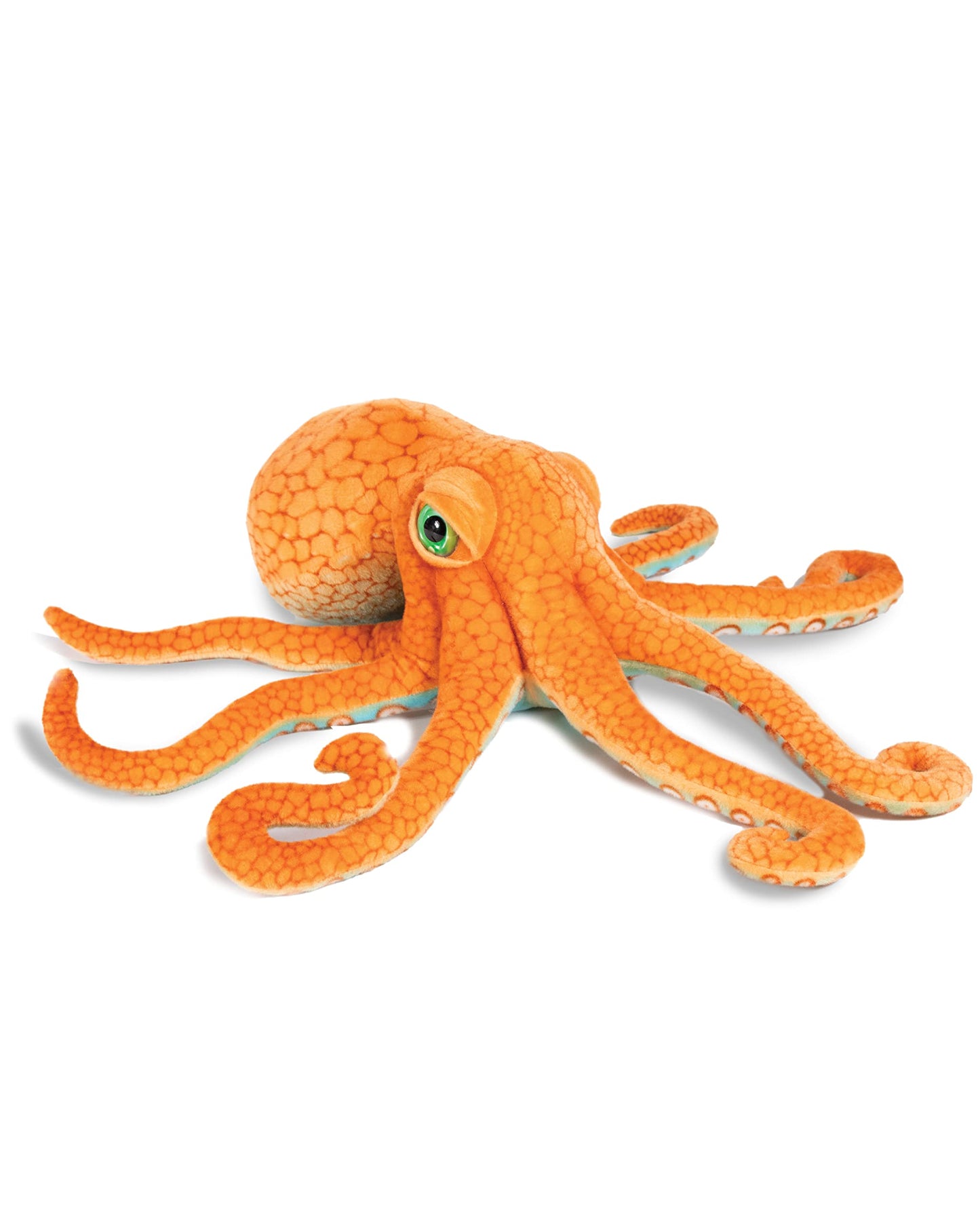 Real Planet Octopus Orange 19 Inch Realistic Soft Plush