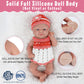 Vollence 12 Inch Reborn Baby Dolls Silicone Full Body Realistic Not Vinyl Dolls Lifelike Newborn Platinum Silicone Baby Dolls Re