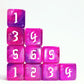 10 Pc D6 Dice 16Mm Acrylic Dice Set For Rpg Mtg Dnd Dice Table Games And Board Games (Pink)