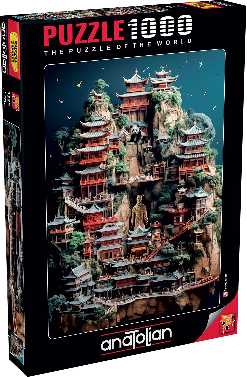 Anatolian Puzzle - China, 1000 Piece Puzzle, #1186
