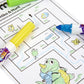 Crayola Color and Erase Reusable Activity Pad, Dinosaurs, Gift for Kids, Ages 3, 4, 5, 6