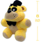 Milenzom Golden Freddy Plush Toy 8 Inch,FNAF Plushies Doll,for Boy Girl Christmas Halloween Birthday Gift