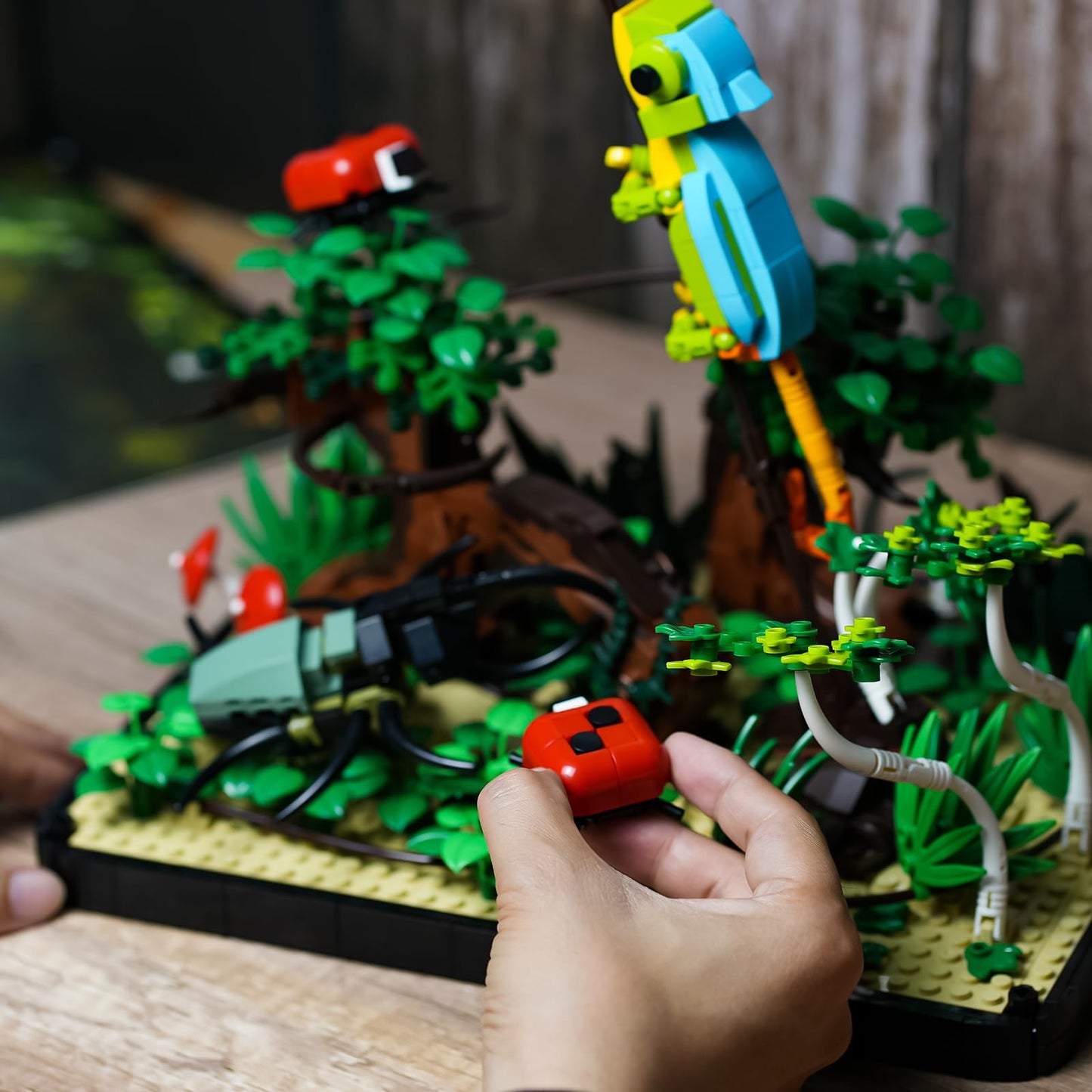 Flowers Insects Collection Building Set Compatible with Lego Sets for Adutls,Ideas Insects Terrarium Building kit,with Butterfly