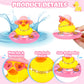 Sotiff Mini Rubber Ducks Bulk For Kids Children Cute Yellow Duck Toy For Dashboard Of Car Bathtub Ornaments With Sunglasses Swim Ring Mini Hat Necklace And For Baby Shower(24 Sets,Sweet)