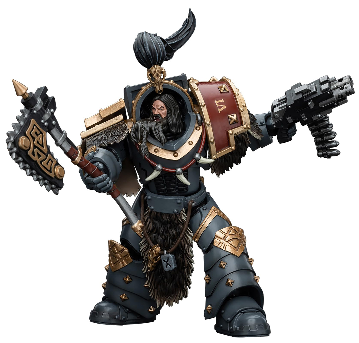 Joytoy Warhammer 40K 1/18 Action Figures, Space Wolves Varagyr Wolf Guard Squad Varagyr Terminator 1 Perfect For Collectors & De
