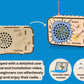 Pica Toys Wooden Fm Radio Kit Fm 88-108Mhz - Science Experiment And Educational Project Stem Kit