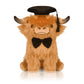 Yzxzm Graduation Highland Cow Stuffed Animal, Graduation Plush Gifts For Class Of 2024 Kindergarten Preschool High School & Coll