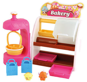 RANGS JAPAN Shopkins Bakery Playset - Pink, Model 56009, Fun Playset for Kids