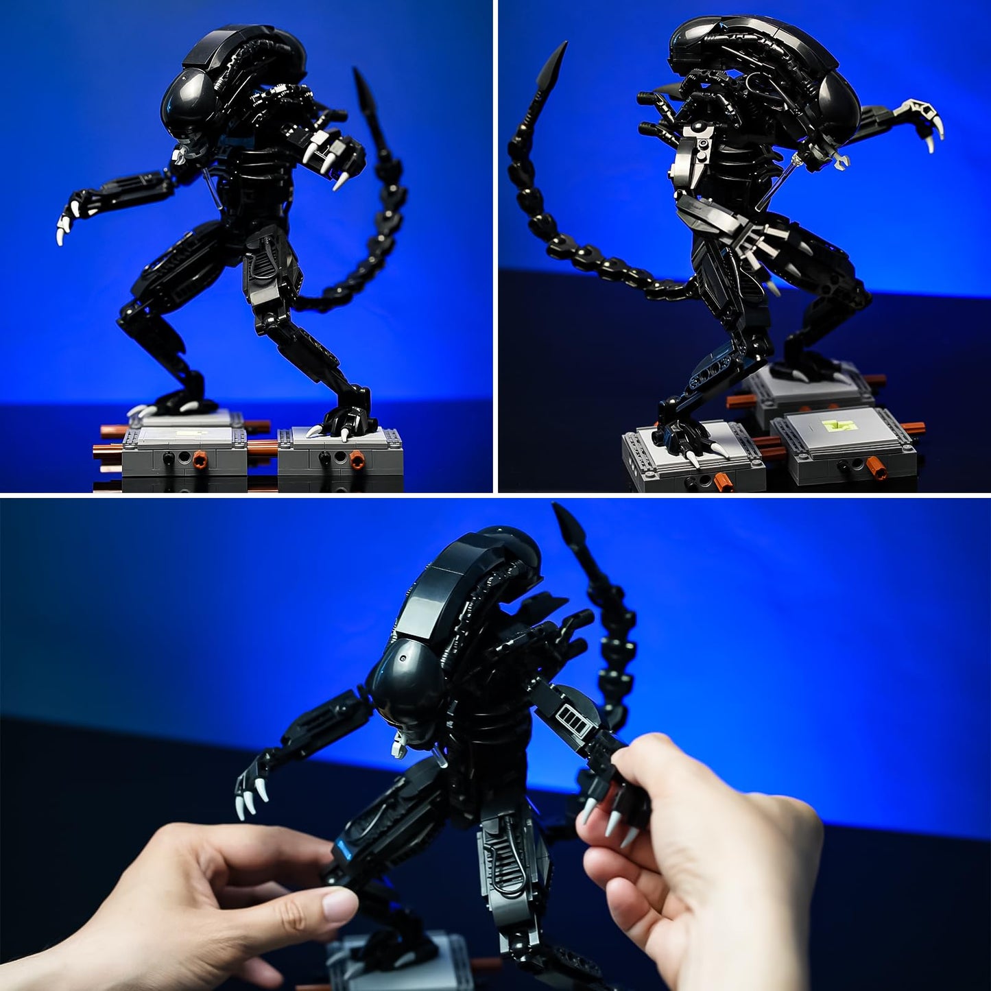 Xenomorph Action Figure Building Kit Compatible With Lego Sets For For Adults,Horror Halloween Toys For Boys 8-12,14 Years Up 61