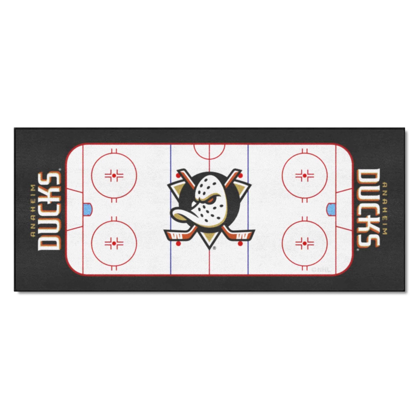 FANMATS 10631 NHL -Anaheim Ducks Rink Runner - 30in. x 72in.