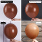 PartyWoo 12 Inch Brown Rubber Balloons - 50 pcs Boho Chocolate Brown for Party Decorations, Birthday Decor, Model 4711100072458
