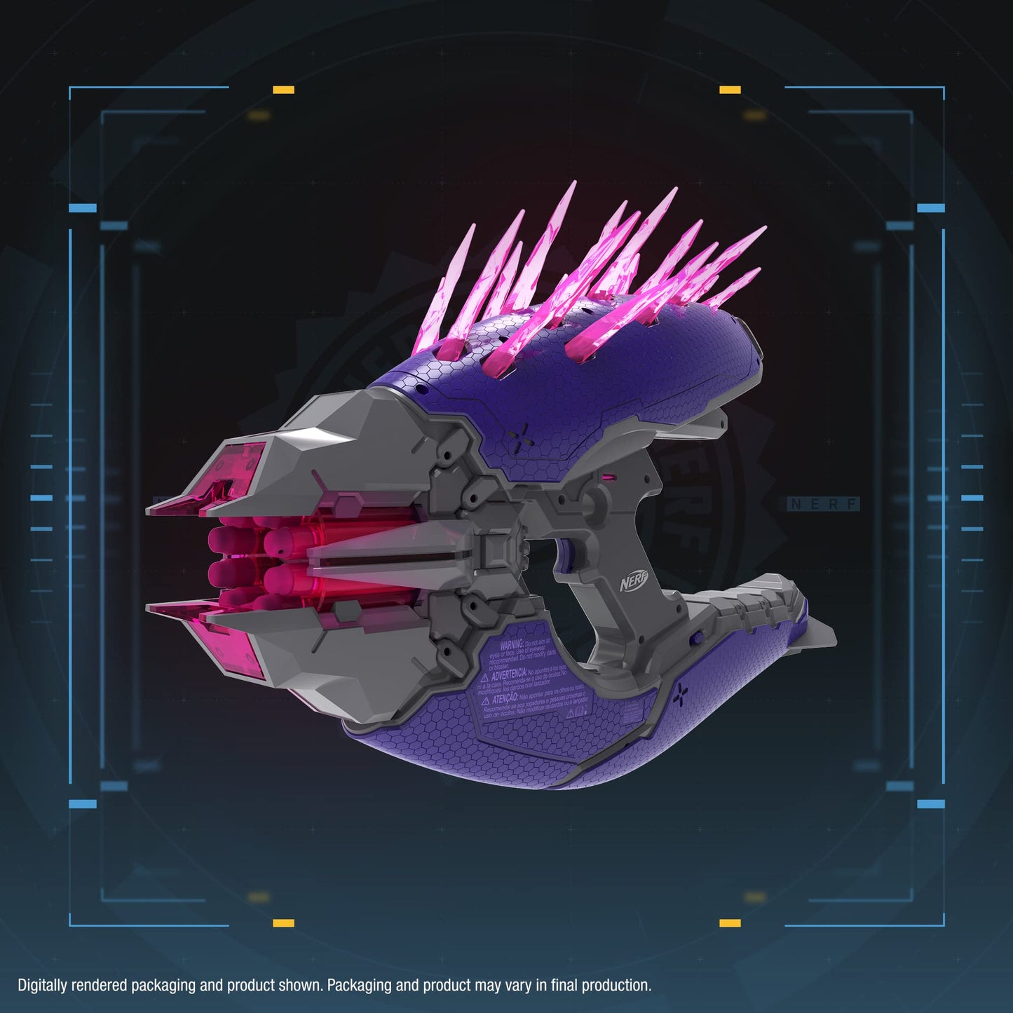 Hasbro Nerf F5487 Lmtd Halo Needler Dart Blaster