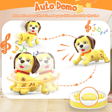 Lipoliftco Remote Control Robot Dog Toy, Interactive Robot Dog Toys For Kids With Music, Led, Rechargeable Robot Pet, Auto Demo