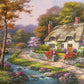 Anatolian 500 Piece Jigsaw Puzzle - Spring Cottage, Multicolor, Model #3577, Cardboard