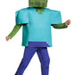 Disguise Zombie Deluxe Child Costume, Green, Size (3T/4T)
