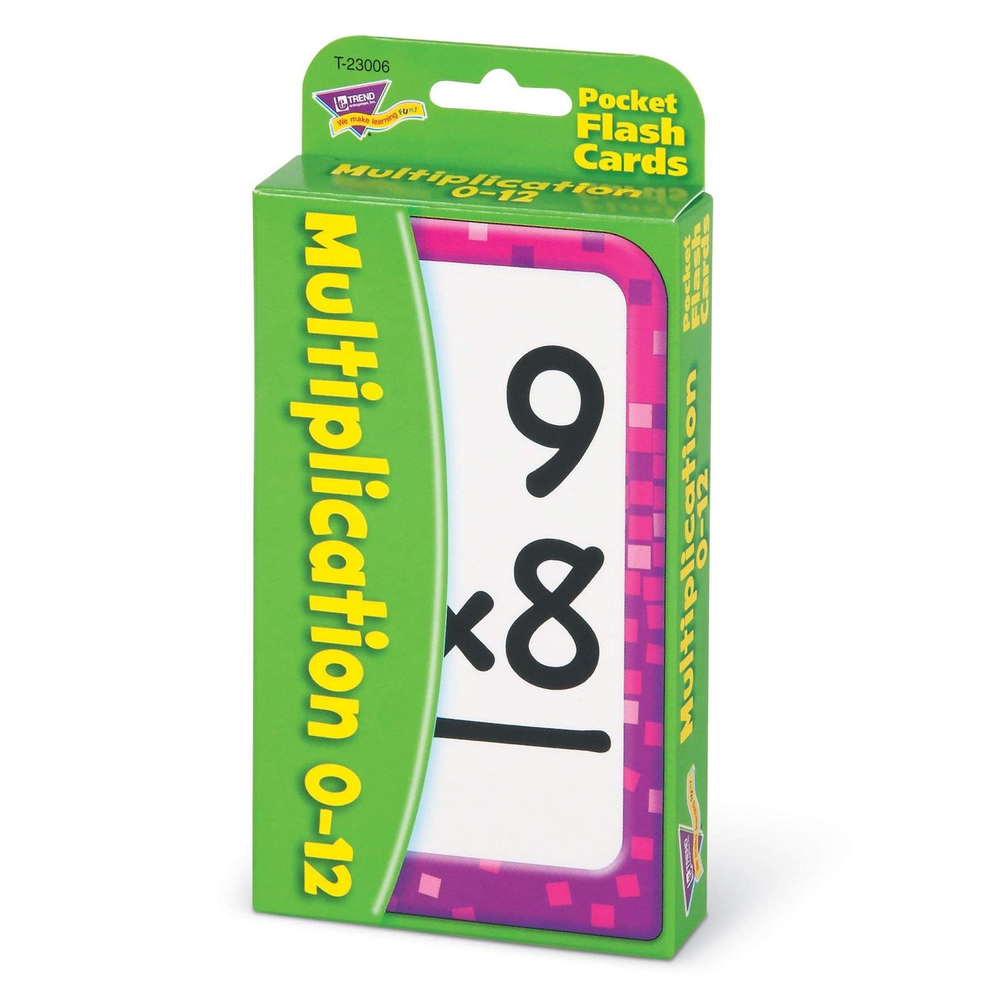 Trend Enterprises T23006 Multiplication Flash Cards, 3-1/8''X5-1/4, 56Cds, Multi