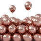 Partywoo Metallic Rose Gold Balloons, 50 Pcs 5 Inch Rose Gold Metallic Balloons, Rose Gold Balloons For Balloon Garland Or Arch As Bachelorette Party Decorations, Wedding Decorations, Rose Gold-G107