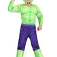 Marvel Hulk Official Toddler Halloween Costume - enhanced Quality Padded Jumpsuit and Fabric Mask (3T-4T)