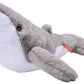 Wild Republic Ecokins Humpback Whale Stuffed Animal 12 Inch, Eco Friendly Gifts For Kids, Plush Toy, Handcrafted Using 16 Recycled Plastic Water Bottles
