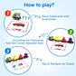 Helsort 27 Pcs Magnetic Wooden Alphabet Train Set, Abc Learning Toy With 42 Flash Cards, 1 Engine And Storage Bag, Educational L