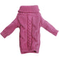 Bjdbus Winter Turtleneck Sweater Clothes For 11.5 Inch Girl Doll Accessories (Rose)